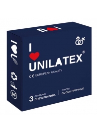 Ультрапрочные презервативы Unilatex Extra Strong - 3 шт. - Unilatex - купить с доставкой в Таганроге