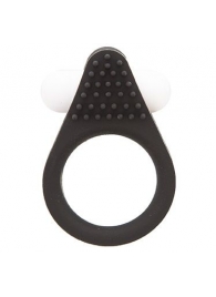 Чёрное эрекционное кольцо LIT-UP SILICONE STIMU RING 1 BLACK - Dream Toys - в Таганроге купить с доставкой