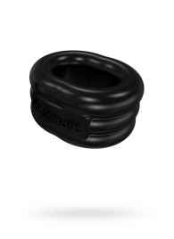 Чёрное эрекционное виброкольцо Stretch - Bathmate - в Таганроге купить с доставкой