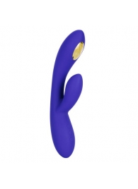 Фиолетовый вибратор с функцией электростимуляции Intimate E-Stimulator Dual Wand - 21,5 см. - California Exotic Novelties - купить с доставкой в Таганроге