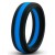 Черно-синее эрекционное кольцо Silicone Go Pro Cock Ring - Blush Novelties - в Таганроге купить с доставкой