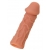 Телесная реалистичная насадка KOKOS Extreme Sleeve 05 с дополнительной стимуляцией - 12,7 см. - KOKOS - в Таганроге купить с доставкой