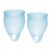 Набор голубых менструальных чаш Feel confident Menstrual Cup - Satisfyer - купить с доставкой в Таганроге