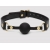 Черный кляп-шар Bound to You Faux Leather Ball Gag - Fifty Shades of Grey - купить с доставкой в Таганроге