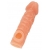 Телесная закрытая насадка с шершавой головкой Cock Sleeve Size L - 17,6 см. - KOKOS - в Таганроге купить с доставкой