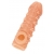 Телесная закрытая насадка с пучками шишечек Cock Sleeve Size M - 15,6 см. - KOKOS - в Таганроге купить с доставкой