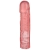 Розовая фаллическая насадка Vac-U-Lock 8  Crystal Jellies Dong - 20,3 см. - Doc Johnson - купить с доставкой в Таганроге