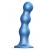 Голубая насадка Strap-On-Me Dildo Plug Balls size S - Strap-on-me - купить с доставкой в Таганроге