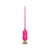 Розовый тонкий стимулятор Nipple Vibrator - 23 см. - I-MOON - купить с доставкой в Таганроге