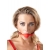 Силиконовый кляп-шар на чёрных ремешках Red Gag silicone - Orion - купить с доставкой в Таганроге