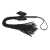 Чёрная плётка Lilly Whip Bijoux - Bijoux Indiscrets - купить с доставкой в Таганроге