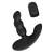 Черный силиконовый стимулятор простаты Levett Nitoc с пультом ДУ - Levett - в Таганроге купить с доставкой