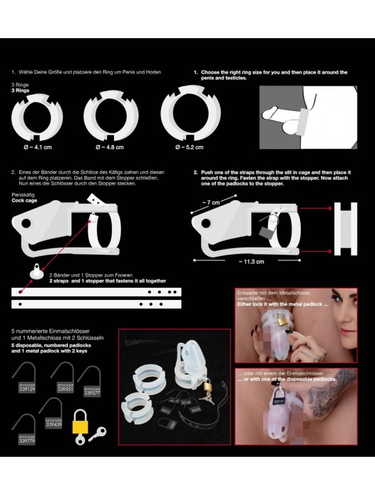 Набор для мужского пояса верности Cock Cage Set - Orion - купить с доставкой в Таганроге