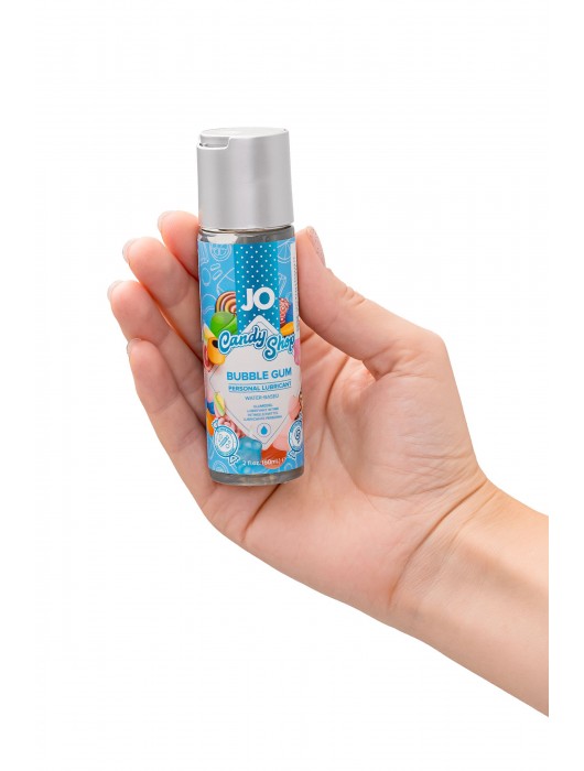 Смазка на водной основе Candy Shop Bubblegum с ароматом жвачки - 60 мл. - System JO - купить с доставкой в Таганроге