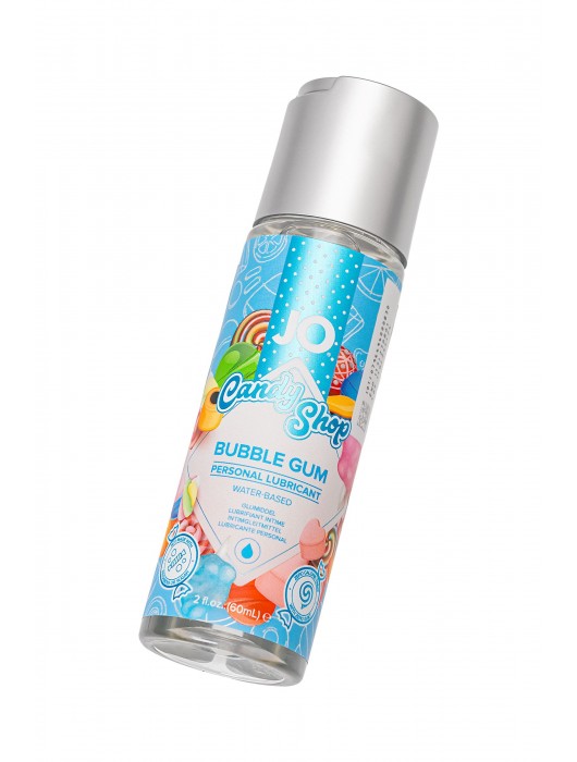 Смазка на водной основе Candy Shop Bubblegum с ароматом жвачки - 60 мл. - System JO - купить с доставкой в Таганроге
