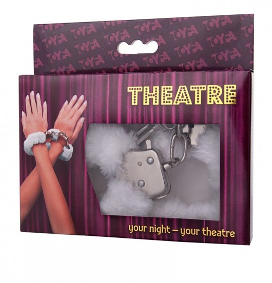 Наручники с белой меховой опушкой - ToyFa - купить с доставкой в Таганроге