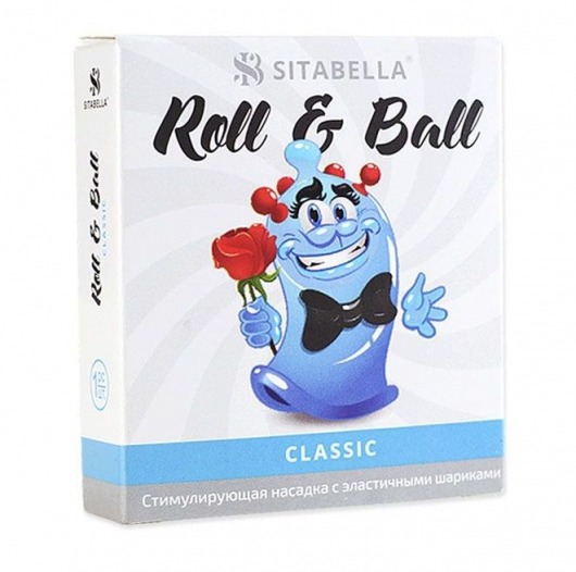 стимулирующий презерватив-насадка Roll   Ball Classic - Sitabella - купить с доставкой в Таганроге