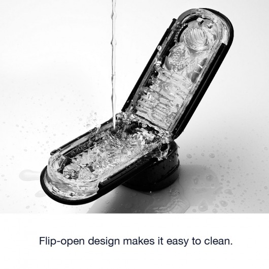 Черный мастурбатор Flip Zero - Tenga - в Таганроге купить с доставкой