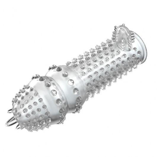 Закрытая прозрачная насадка Crystal sleeve - 14,2 см. - Erowoman-Eroman - в Таганроге купить с доставкой