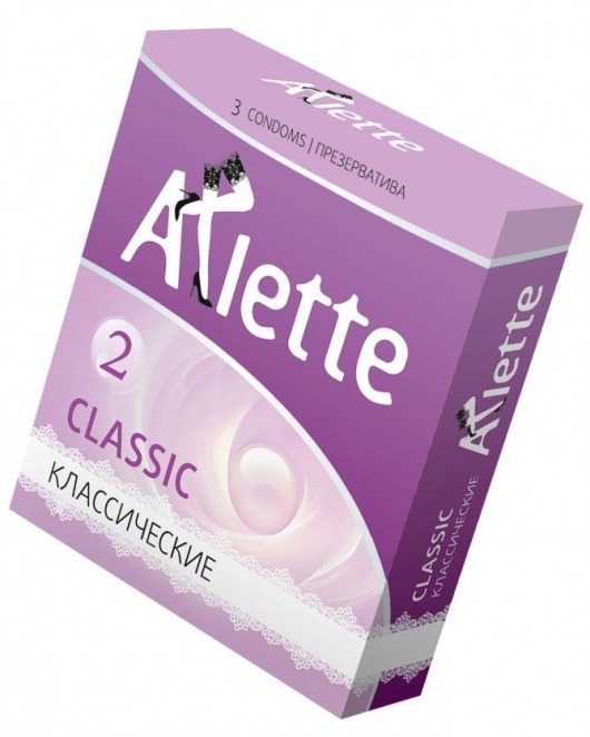 Классические презервативы Arlette Classic - 3 шт. - Arlette - купить с доставкой в Таганроге