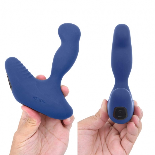 Синий вибромассажер простаты NEXUS REVO 2.0 с вращающейся головкой - Nexus Range - в Таганроге купить с доставкой