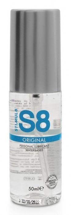 Универсальный лубрикант на водной осноdе S8 Original Lube - 50 мл. - Stimul8 - купить с доставкой в Таганроге