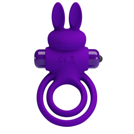 Фиолетовое эрекционное кольцо с вибростимуляцией клитора Vibrant Penis Ring III - Baile - в Таганроге купить с доставкой