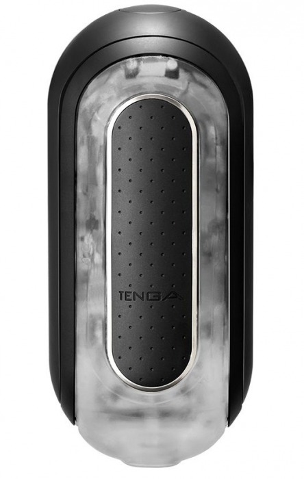 Черный мастурбатор Flip Zero с вибрацией - Tenga - в Таганроге купить с доставкой