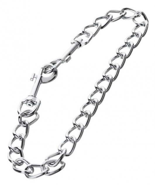 Серебристая соединительная цепочка с двумя карабинами - ToyFa - купить с доставкой в Таганроге