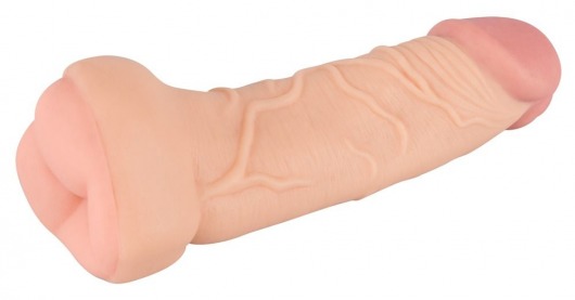 Телесная насадка-мастурбатор 2-in-1 Extension Masturbator - 21 см. - Orion - в Таганроге купить с доставкой