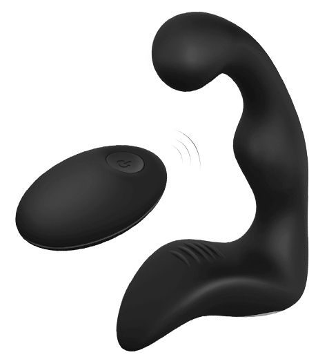 Черный вибромассажер простаты REMOTE BOOTY PLEASER - Dream Toys - в Таганроге купить с доставкой