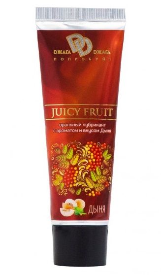 Интимный съедобный лубрикант JUICY FRUIT с ароматом дыни - 30 мл. - БиоМед - купить с доставкой в Таганроге