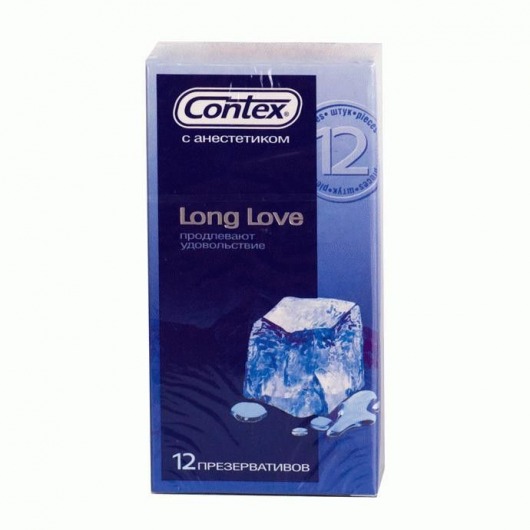 Презервативы с продлевающей смазкой Contex Long Love - 12 шт. - Contex - купить с доставкой в Таганроге