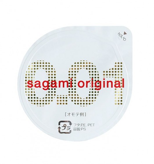Супертонкий презерватив Sagami Original 0.01 - 1 шт. - Sagami - купить с доставкой в Таганроге