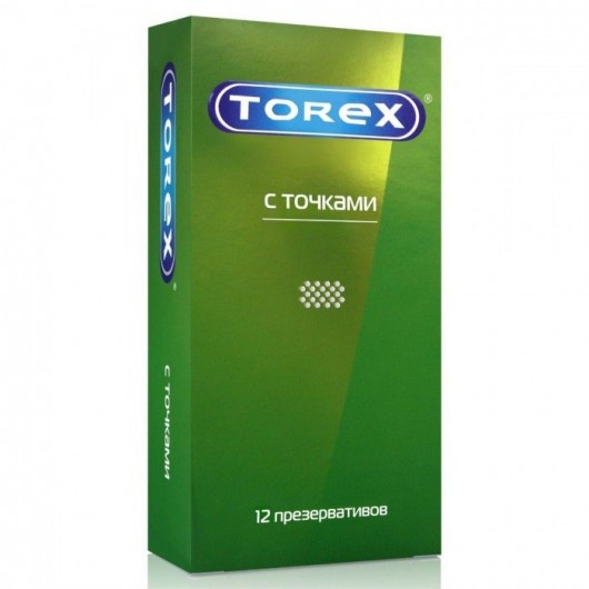 Текстурированные презервативы Torex  С точками  - 12 шт. - Torex - купить с доставкой в Таганроге