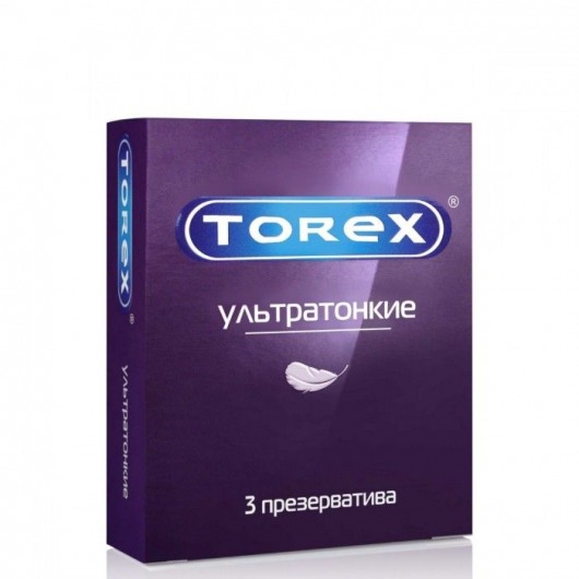 Презервативы Torex  Ультратонкие  - 3 шт. - Torex - купить с доставкой в Таганроге