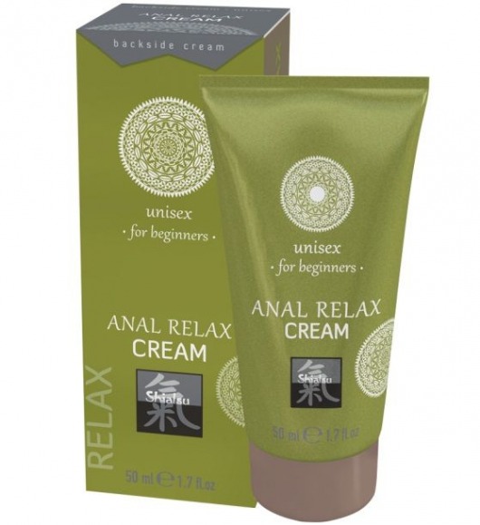 Анальный крем Anal Relax Cream - 50 мл. - Shiatsu - купить с доставкой в Таганроге