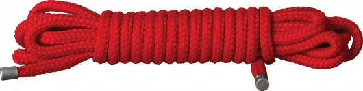 Красная веревка для связывания Japanese Rope - 5 м. - Shots Media BV - купить с доставкой в Таганроге