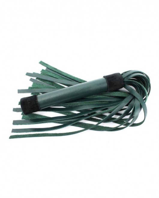 Плеть изумрудного цвета Ladys Arsenal с гладкой ручкой - 45 см. - БДСМ Арсенал - купить с доставкой в Таганроге