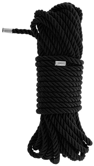 Черная веревка для бондажа BONDAGE ROPE - 10 м. - Dream Toys - купить с доставкой в Таганроге