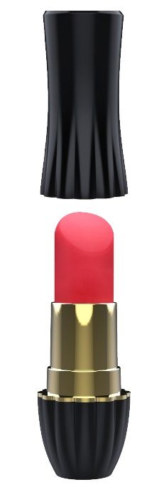 Клиторальный стимулятор-помада LIPSTICK - 9,3 см. - Dream Toys - купить с доставкой в Таганроге