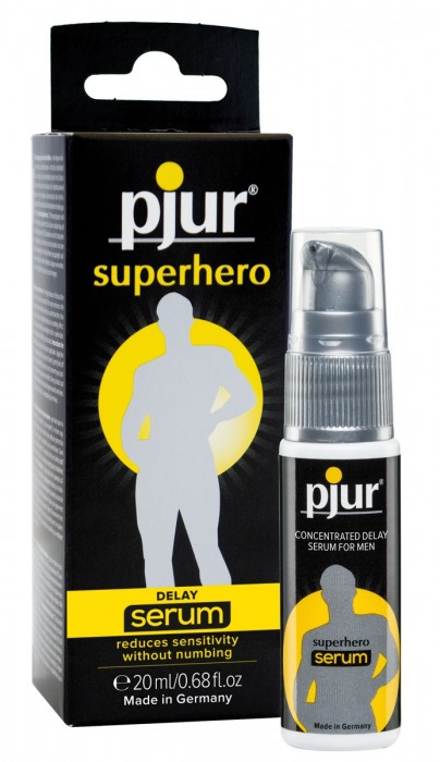 Сыворотка-пролонгатор pjur SUPERHERO Delay Serum - 20 мл. - Pjur - купить с доставкой в Таганроге