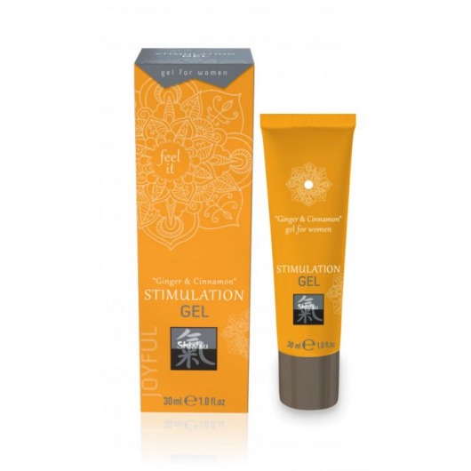 Возбуждающий интимный гель STIMULATION GEL Ginger   Cinnamon - 30 мл. - Shiatsu - купить с доставкой в Таганроге