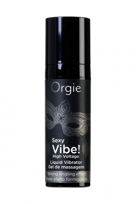 Гель для массажа ORGIE Sexy Vibe High Voltage с эффектом вибрации - 15 мл. - ORGIE - купить с доставкой в Таганроге