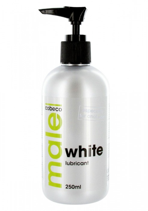 Анальная смазка на водной основе MALE Cobeco White Lubricant - 250 мл. - Cobeco - купить с доставкой в Таганроге