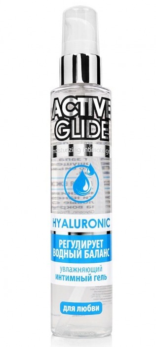 Увлажняющий интимный гель Active Glide Hyaluronic - 100 гр. - Биоритм - купить с доставкой в Таганроге