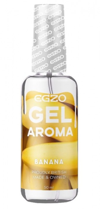 Интимный лубрикант EGZO AROMA с ароматом банана - 50 мл. - EGZO - купить с доставкой в Таганроге