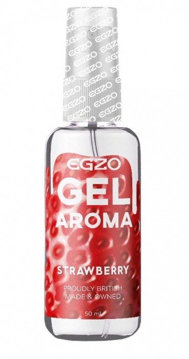 Интимный лубрикант EGZO AROMA с ароматом клубники - 50 мл. - EGZO - купить с доставкой в Таганроге