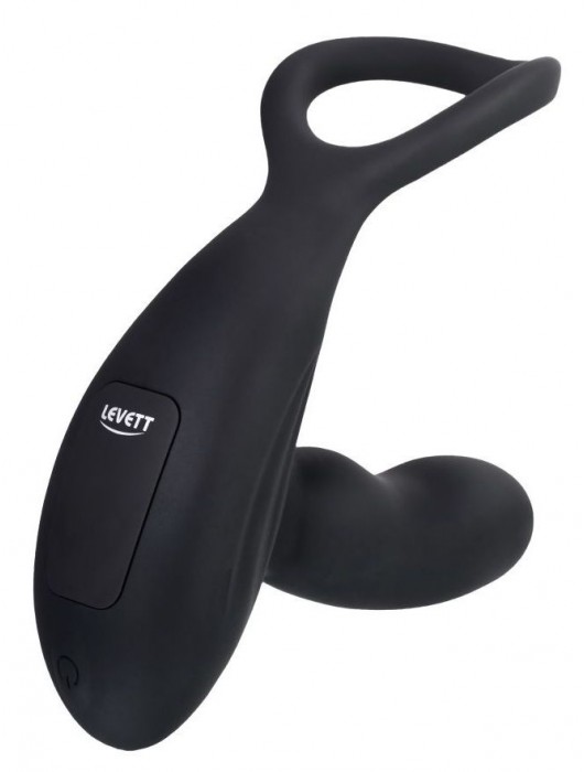 Черный стимулятор простаты Maud с вибрацией - Levett - в Таганроге купить с доставкой