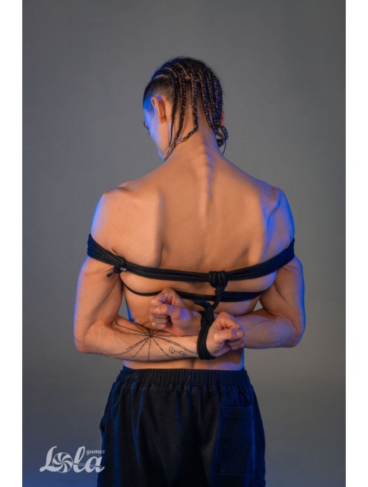 Черная веревка Do Not Disturb - 5 м. - Lola Games - купить с доставкой в Таганроге